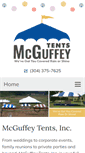 Mobile Screenshot of mcguffeytents.com